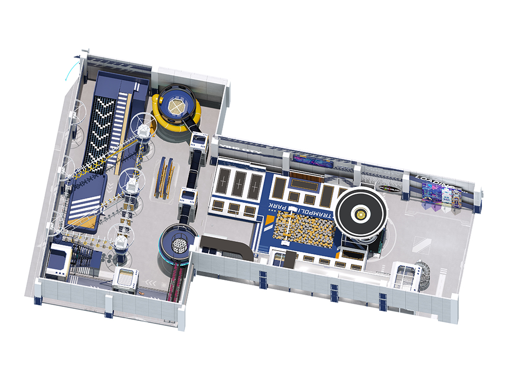 Space-Themed Sports Center